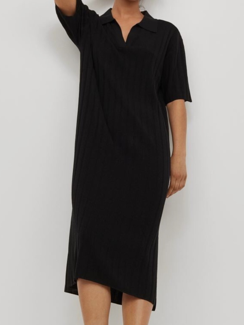 H&M Collared Oversized Sweater Dress